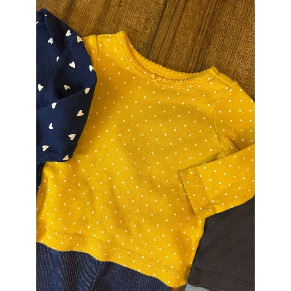 Baby Girl 3 Months Outfits Leggings Pants Shirts‎ Long Sleeve Clothes Lot Plaid